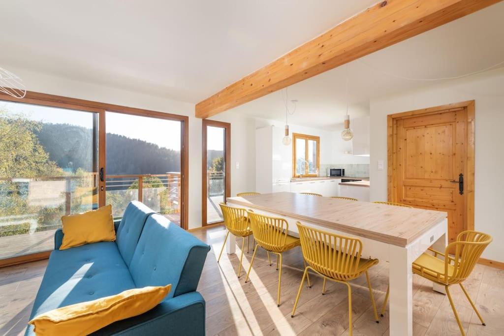 Le Cerf, Chalet Cocooning Avec Piscine Et Billard Ban-sur-Meurthe-Clefcy Exterior photo