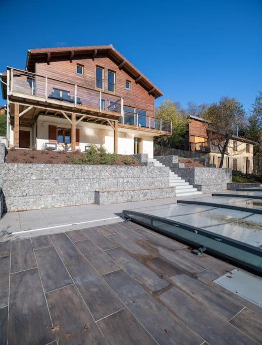 Le Cerf, Chalet Cocooning Avec Piscine Et Billard Ban-sur-Meurthe-Clefcy Exterior photo